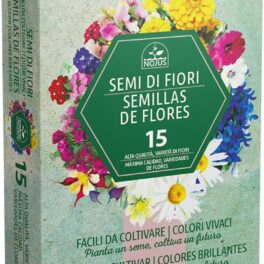 Nojus Bloemzaden Set – 15 Zakjes Bloemenzaad – Tuin Bloemenzaden – Bonte Wildflower Mix – 15 Soorten Zaden – Ideaal Bloemzaden Cadeau