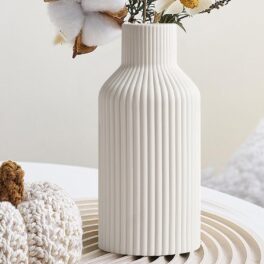 Pampas gras vaas, 20cm bloemen vaas keramiek vazen voor bloemen, moderne boho Scandinavische decoratie
